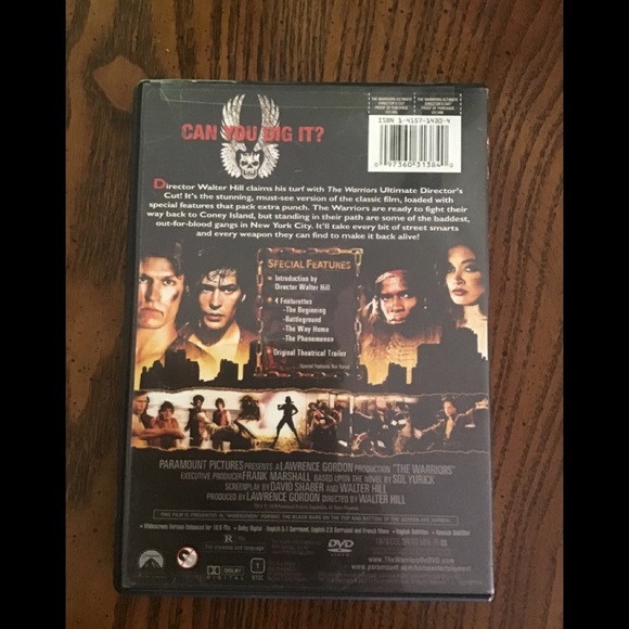 DVD The Warriors wide screen Collection rated R. Great city movie back i… - Picture 2 of 5